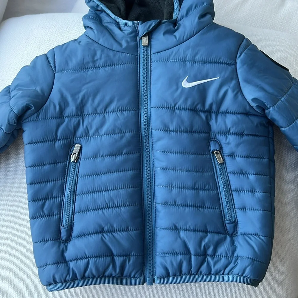 Nike Kids Blue Jacket Coat Puffer